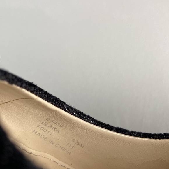 Calvin Klein Elara Black/Silver High Heels Size 6.5 - Picture 14 of 14